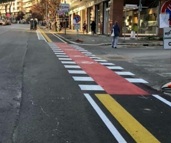 Gregorio VII, la bikelane non è il problema ma una risposta necessaria